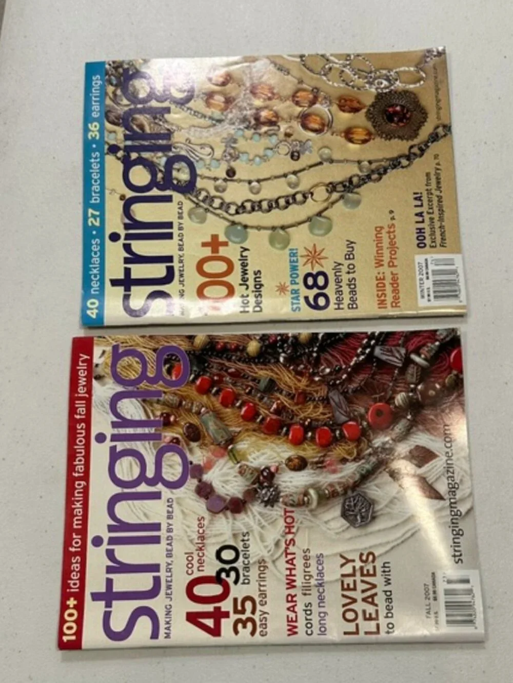 TWO (2) Issues of Stringing Magazine-Fall & Winter 2007
